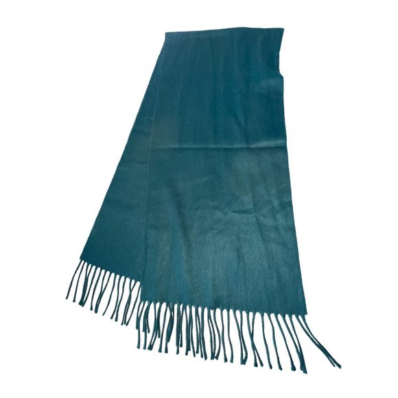 Christian Dior Monsieur Fringe Trim Scarf Acrylic Wrap Fall Winter Cozy Knit - Picture 2 of 7